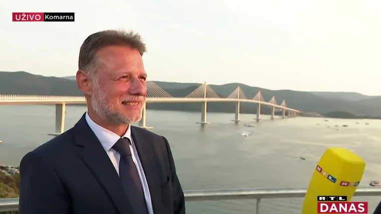 Jandroković za RTL: 'Uzbuđen sam, ponosan, radostan. Mnogi su se smijali, ali imamo most, veliki je značaj'