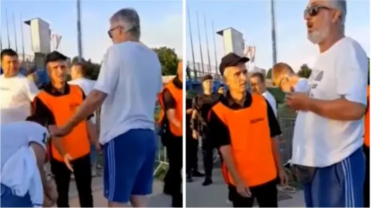 Torcida&scaron; se porječkao sa za&scaron;titarom u Varaždinu, nije se želio izuti: 'Za&scaron;to me malteretirate?'
