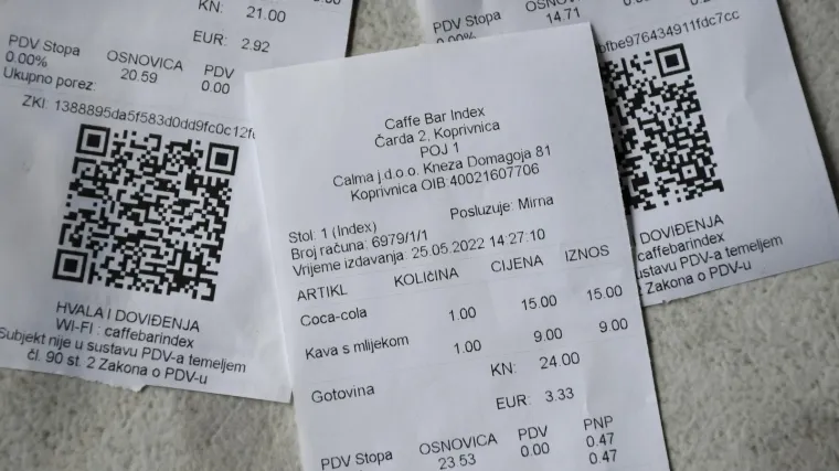 EKSKLUZIVNO: Ovog srpnja fiskalizirano 1,65 posto vi&scaron;e računa u odnosu na lani, ali zarađeno gotovo 8 milijardi vi&scaron;e