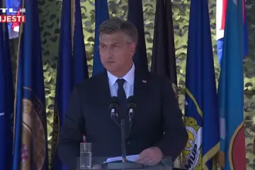 Plenković na 27. obljetnici Oluje: 'Srbija ne surađuje ni oko ratnih zločinaca ni nestalih'