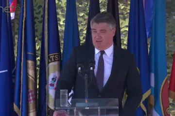 Milanović u Kninu: 'Hrvatski narod u BiH je obespravljen vrijeđa ga se'
