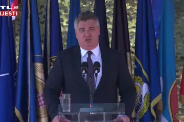Milanović u Kninu: 'Hrvatski narod u BiH je obespravljen i vrijeđa ga se'