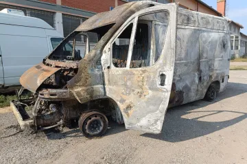 FOTO Objavili smo video vozila Hitne u plamenu, ovako sada izgleda. Izgorjelo je do neprepoznatljivosti