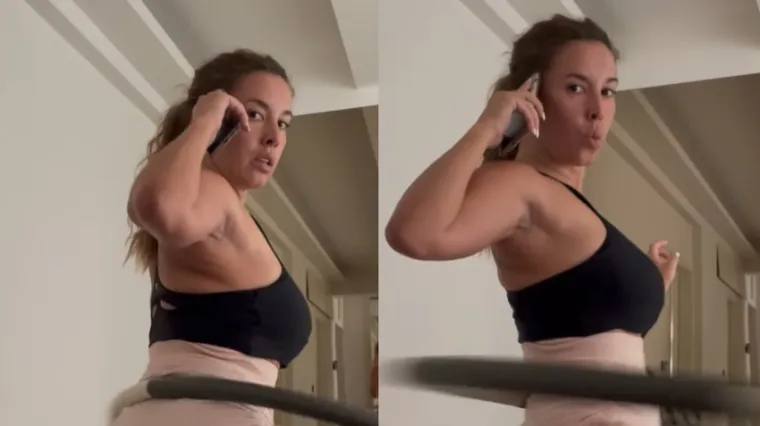 Nives Celzijus zavrtjela hula hoop u ultra kratkim hlačicama: 'Možete li vi gledat' koliko ja mogu vrtit'?'