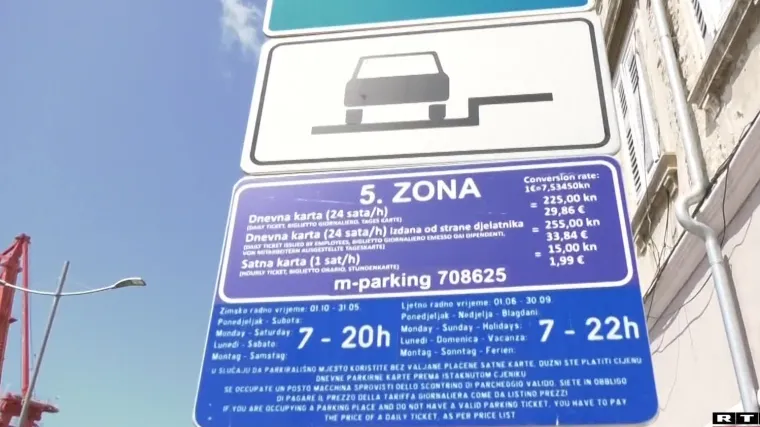Eksplozija cijena parkinga u Puli, 'kao suho zlato'. Kazne i do 750 kuna prijete onima koji prekr&scaron;e pravila