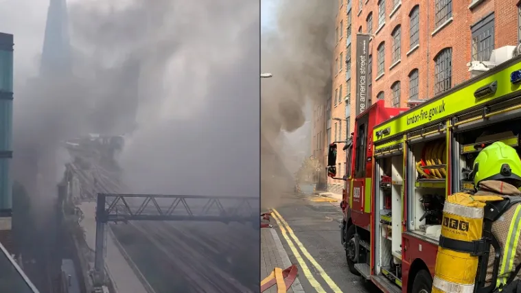 VIDEO Veliki požar u Londonu! Vatra se pro&scaron;irila željezničkim kolodvorom, okolne zgrade evakuirane