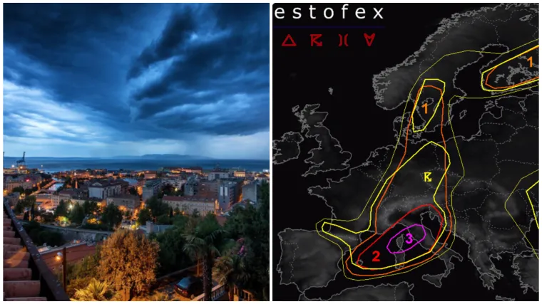 Orkanska oluja koja je usmrtila 13 ljudi u Europi krenula prema Hrvatskoj: 'Sustav je već kod Istre, glavnina tek stiže...'