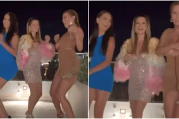 Nives Celzijus plesala u beskonačno dekoltiranoj haljini, kad ono - ispade blago: 'Izgleda da te ne slušaju'