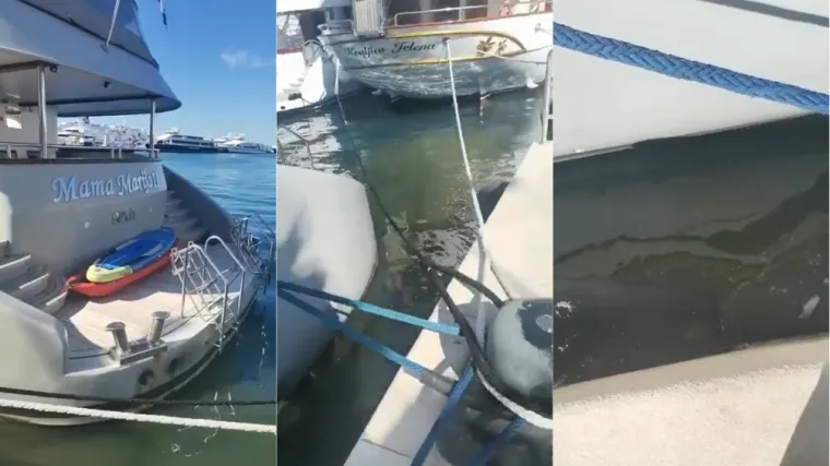 VIDEO 'Motorna jahta prazni u more tank crnih otpadnih voda. Na&scaron;e more ne smije biti ničija septička jama!'