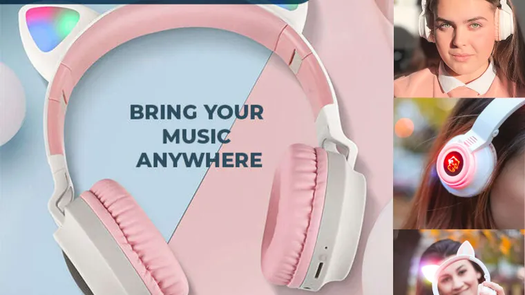 Svjetlucavi dizajn ovih slu&scaron;alica će odu&scaron;eviti svaku djevojčicu! Trendy izgled i najčistiji zvuk