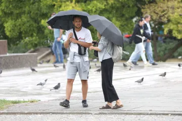 Za vikend i dalje pljuskovi i nestabilno, ali toplo. Temperature većinom oko 30 stupnjeva