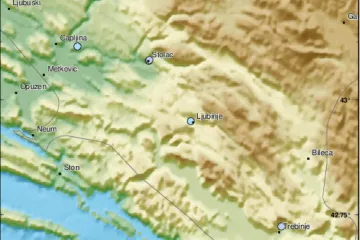 Ponovno potres u BiH! Osjetio se i u Dalmaciji: 'Kratko zaljuljalo'