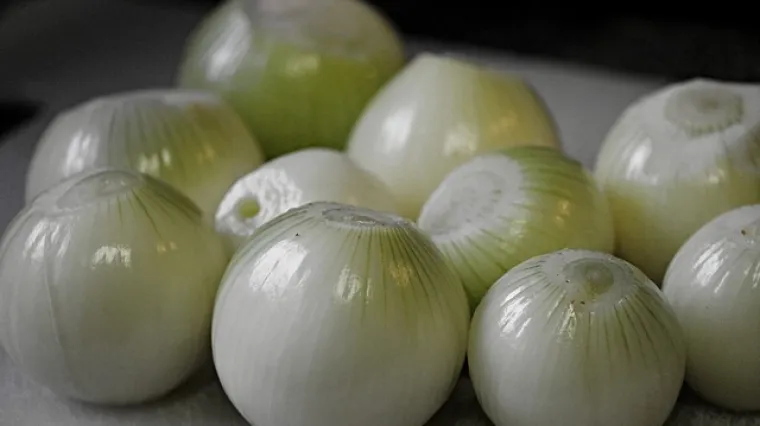 Salata od luka kao prilog uz glavno mesno ili riblje jelo