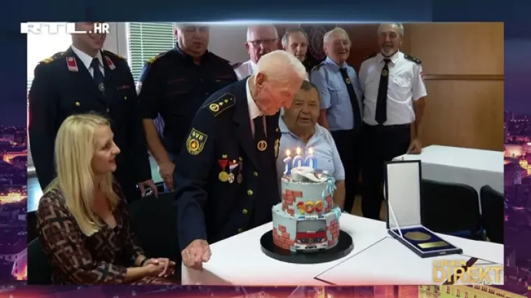 Direkt u društvu najstarijeg vatrogasca u Hrvatskoj: Napunio je stotu i otkrio nam tajnu dugovječnosti