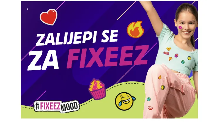 Stižu zabavne naljepnice Fixeez