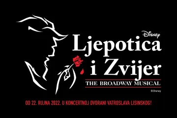 Jedan od najvećih Disneyjevih hitova, mjuzikl 'Ljepotica i zvijer' od 22. rujna 2022. u Koncertnoj dvorani Vatroslava Lisinskog