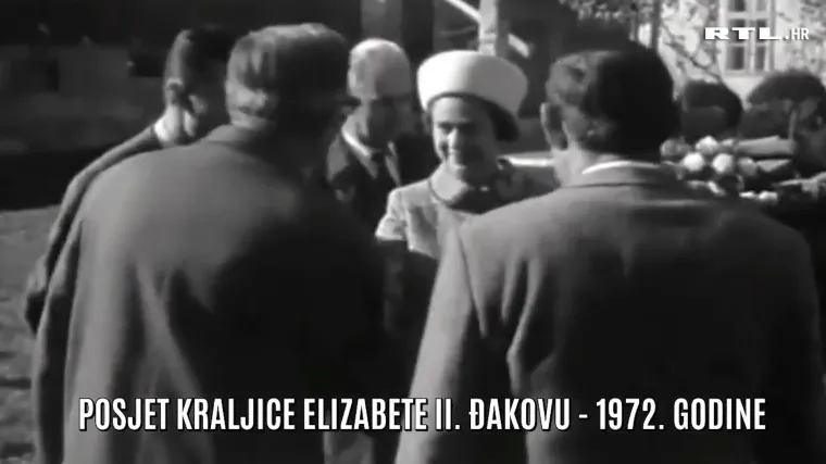 VIDEO Pogledajte kako je izgledao posjet kraljice Elizabete II. Đakovu 1972. godine!