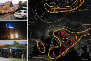 Izdana nova upozorenja Meteoalarma, ali i Estofexa: Moguća čak i jača nevremena! Oluje, obilna kiša, tuča, pijavice...