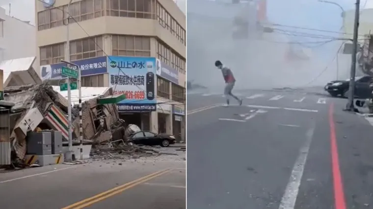 VIDEO Potres magnitude 6,8 po Richteru pogodio Tajvan: 'Ljudi trče u panici'