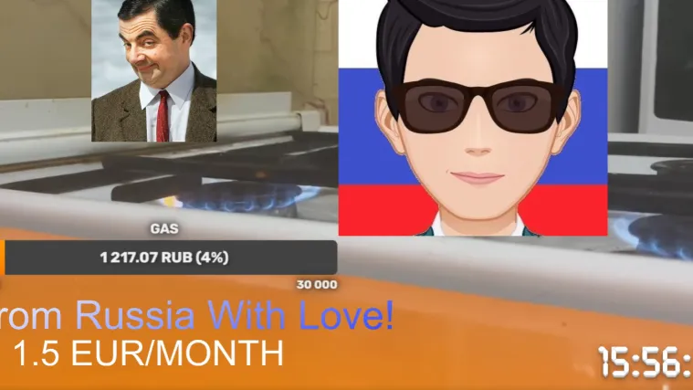 'Iz Rusije, s ljubavlju': Kako bi razljutio Zapad, Rus pokrenuo cjelodnevni prijenos upaljenog štednjaka