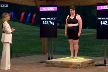 Zuzana na prvom vaganju u 'Životu na vagi'