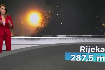 Prognozirana je obilna kiša, ali su predviđanja premašena za čak tri puta! Do jutra je oboren riječki rekord!