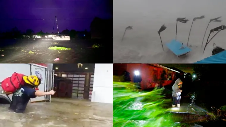 VIDEO Kataklizma na Floridi: Katastrofalne poplave, uragan prevrtao aute i avione, brodovi plove među kućama