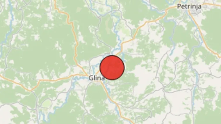 Potres 3,6 po Richteru probudio stanovnike Gline i okolice