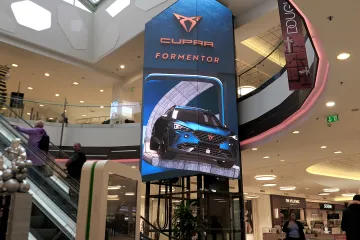 Uspješan spoj dva moderna i inovativna svijeta, CUPRA Formentor i 3D kreativa na Illusion screenu