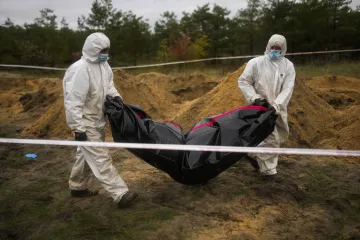 Užas u masovnim grobnicama Limana, iskopana tijela vojnika i civila. Najmlađa žrtva imala je godinu dana
