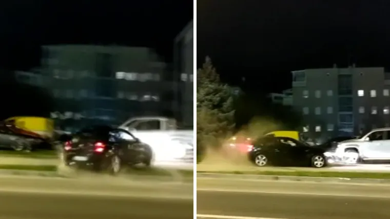 Svakog petka kod Arene divljaju automobilima. Imamo snimku: 'Da je netko prolazio, mogao ga je ubiti