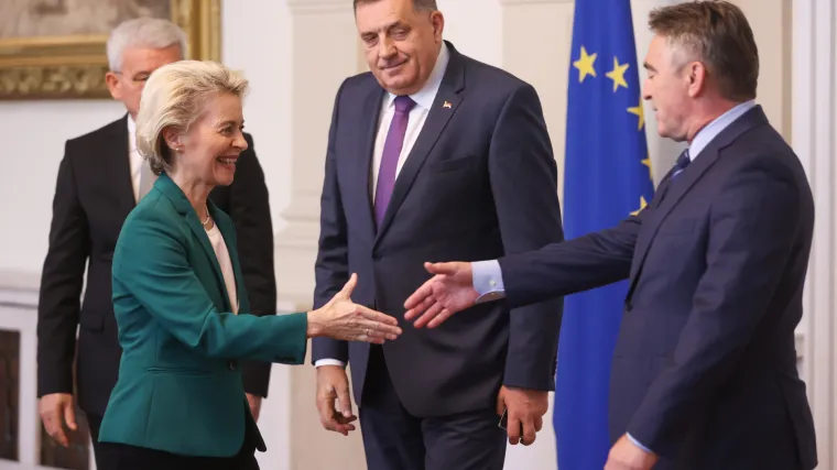 Von der Leyen stigla u BiH: 'Ako nađete jedinstvo, ni&scaron;ta vas neće zaustaviti'