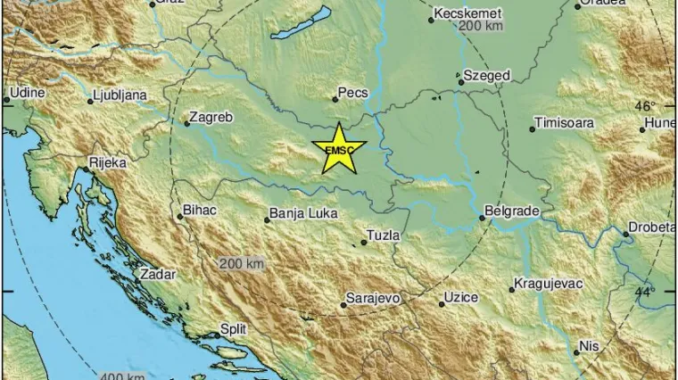 Slabiji potres pogodio Slavoniju: 'Protreslo je krevet ko da smo na žili kucavici'