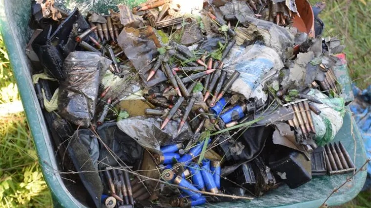 'Slavonski Rambo': U kući mu prona&scaron;li gomilu oružja - pu&scaron;ke, &scaron;ok bombe, 2100 komada streljiva