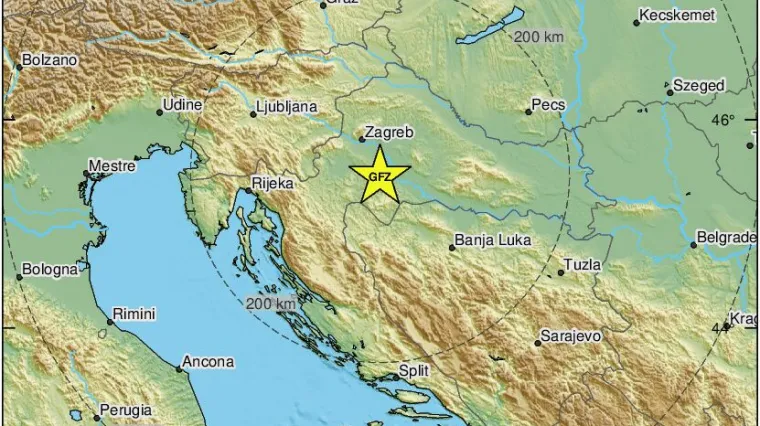 Potres prepla&scaron;io stanovnike na području Siska: 'Jak udar. Cijela kuća se tresla, krov zvecka, gromoglasan zvuk'