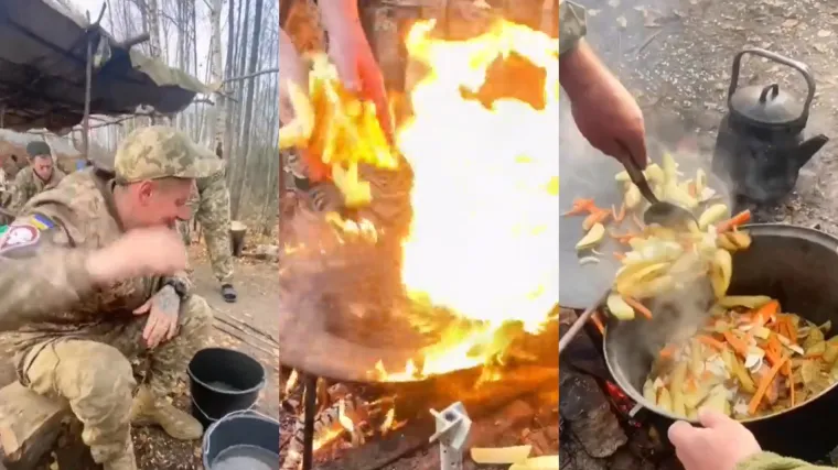 Da je barem Hrvatima ovako bilo '91, pogledajte kako se Ukrajinci goste na rati&scaron;tu: 'Ne samo da su hrabri ratnici, već i sjajni kuhari'