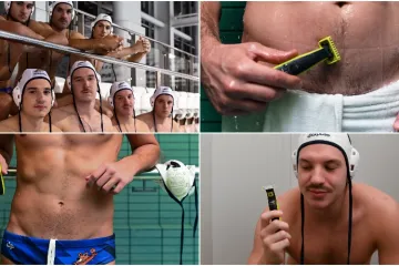 VIDEO Vaterpolisti VK Medveščak povodom Movembera skinuli sve  osim brkova