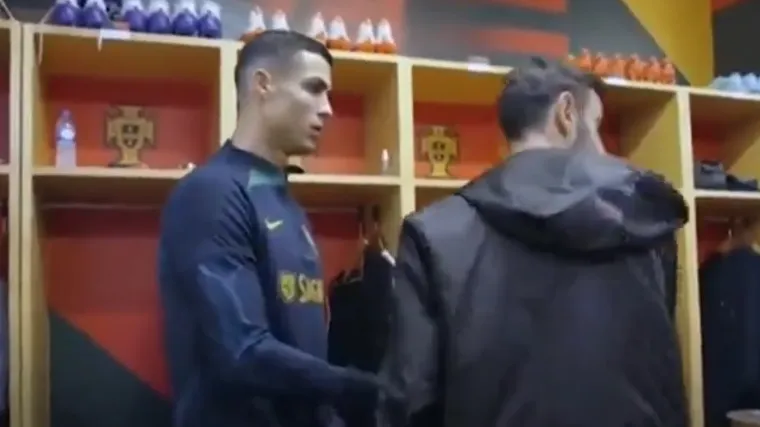 VIDEO Nevolje u raju: Ronaldo ostao zaprepašten hladnim i neugodnim susretom sa suigračem