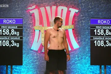 Roko je u 'Životu na vagi' bio maestralan: Skinuo 50 kilograma, pao je ispod 110, što mu je bila velika želja
