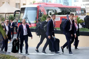 Nakon slijetanja u Dohu Vatreni su stigli u superluksuzni hotel, ali tamo se nisu dugo zadržali