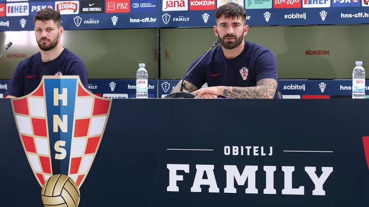 Pred novinare izašli Petković i Livaja: 'Tko god od napadača da će igrati, dat će sve od sebe. Hrvatska se nema čega bojati'