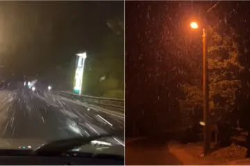 U dijelovima Hrvatske pada snijeg, pogledajte snimke: Moglo bi ga biti i do 25 centimentara, a stižu i minusi