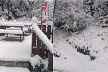 Ne pada snijeg samo u Gorskom kotaru, pahulje su stigle i do zagrebačkog brda: 'Netko je krenuo s ljetnim gumama pa zapeo'