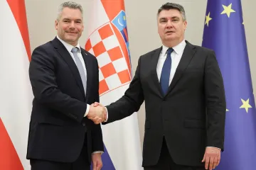 Milanović zahvalio Nehammeru na austrijskoj podršci članstvu Hrvatske u šengenu