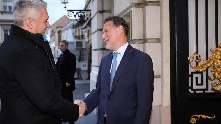 Jandroković se sastao s austrijskim kancelarom Nehammerom: 'Hrvatska je ispunila najzahtjevniju proceduru dosad'