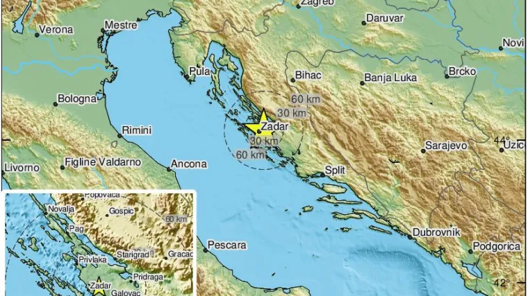 Potres kod Zadra: 'Kao eksplozija!' 'Sve se zdrmalo, zvučalo je kao da grmi'