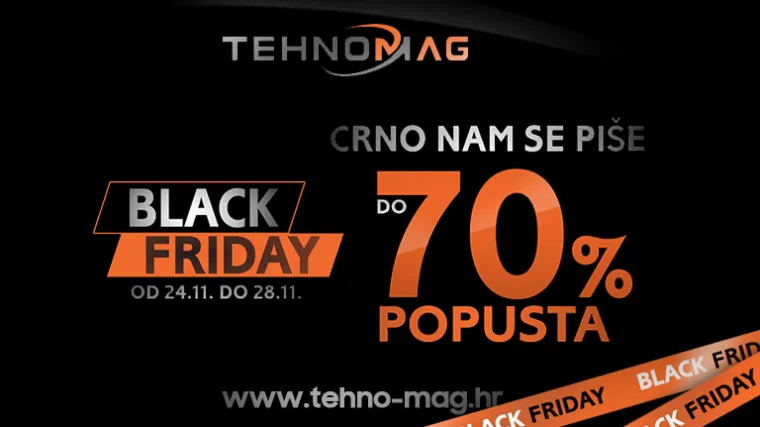 Popusti do 70% - Počeo je Black Friday u TehnoMagu!