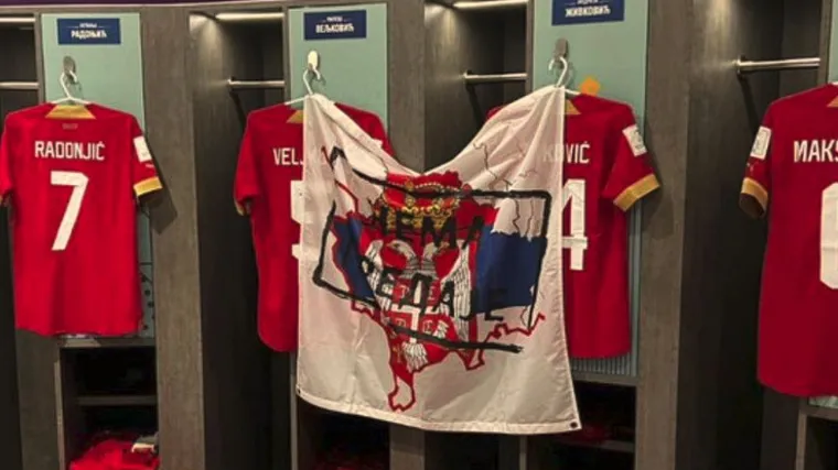 Orlovi su u svlačionici imali zastavu na kojoj je Kosovo dio Srbije: FIFA se oglasila