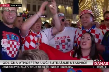 Pogledajte kako je bilo na fešti hrvatskih navijača u centru Dohe: 'Svi nas zaustavljaju, žele se slikati'