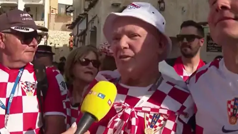 Stipe ima 77 godina i najstariji je navijač 'Vatrenih' u Kataru: 'Dolazim iz Imotske države'